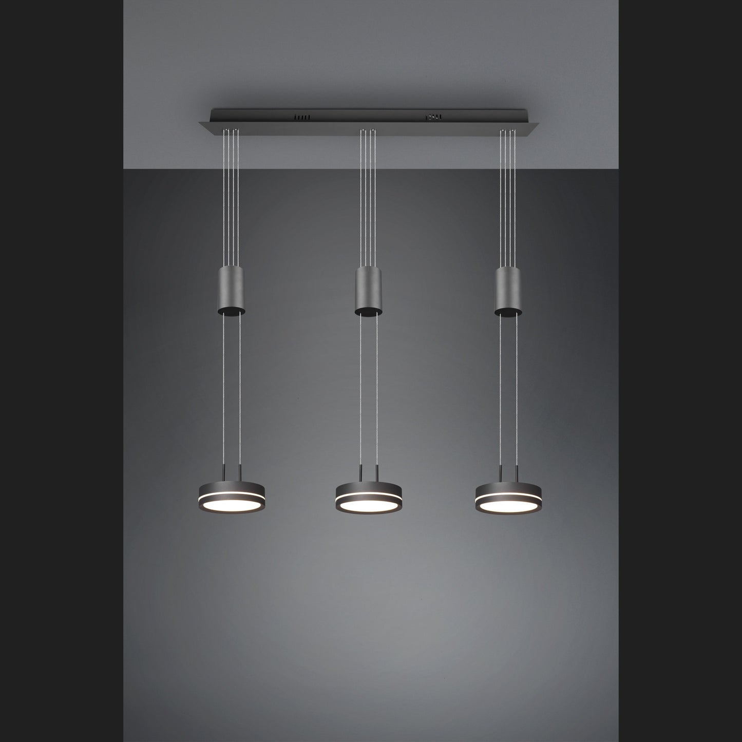 Franklin - Pendant - Anthracite - Trio