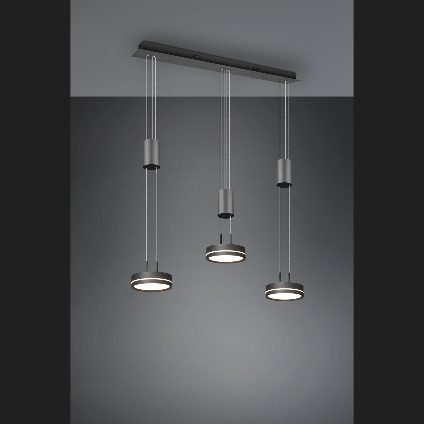 Franklin - Pendant - Anthracite - Trio