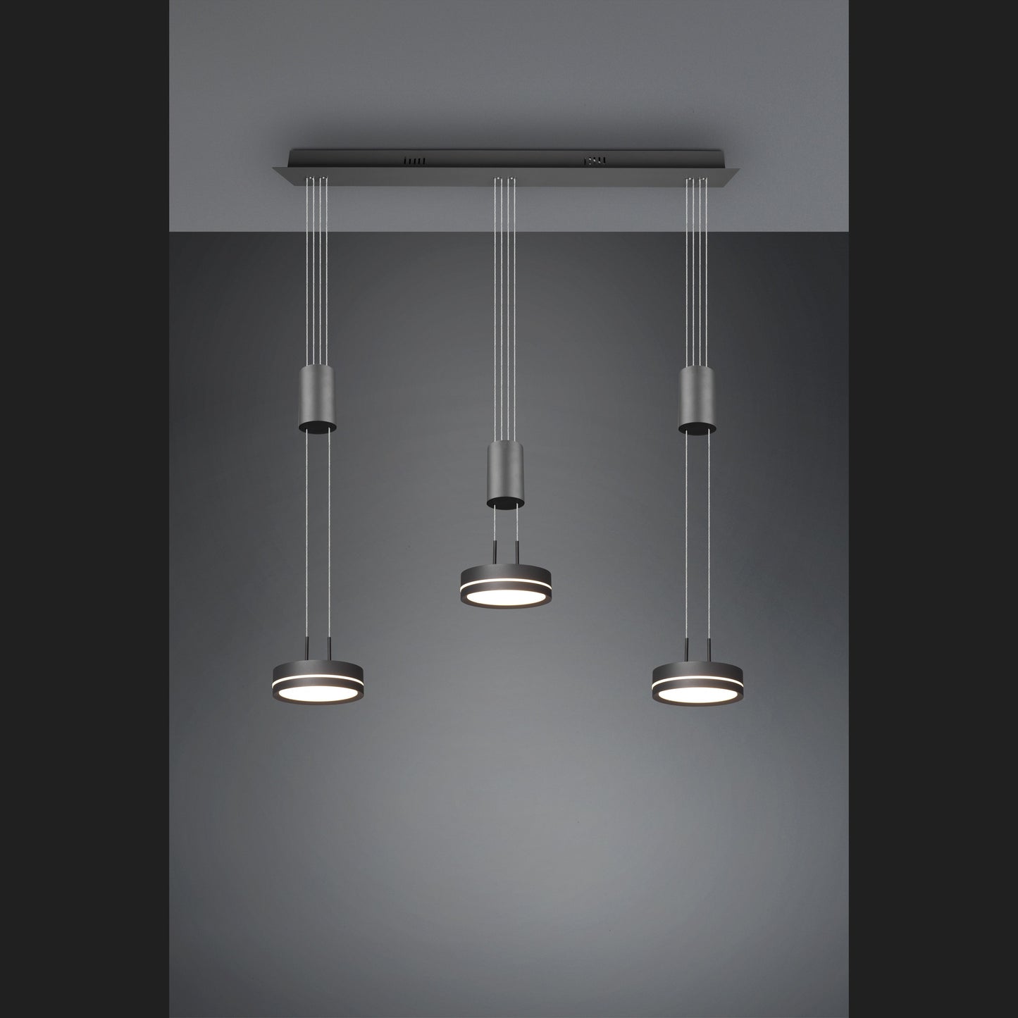 Franklin - Pendant - Anthracite - Trio
