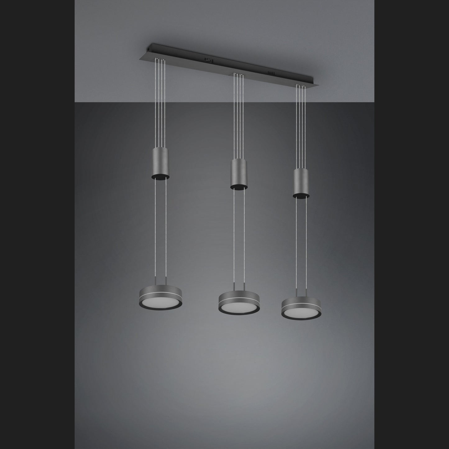 Franklin - Pendant - Anthracite - Trio