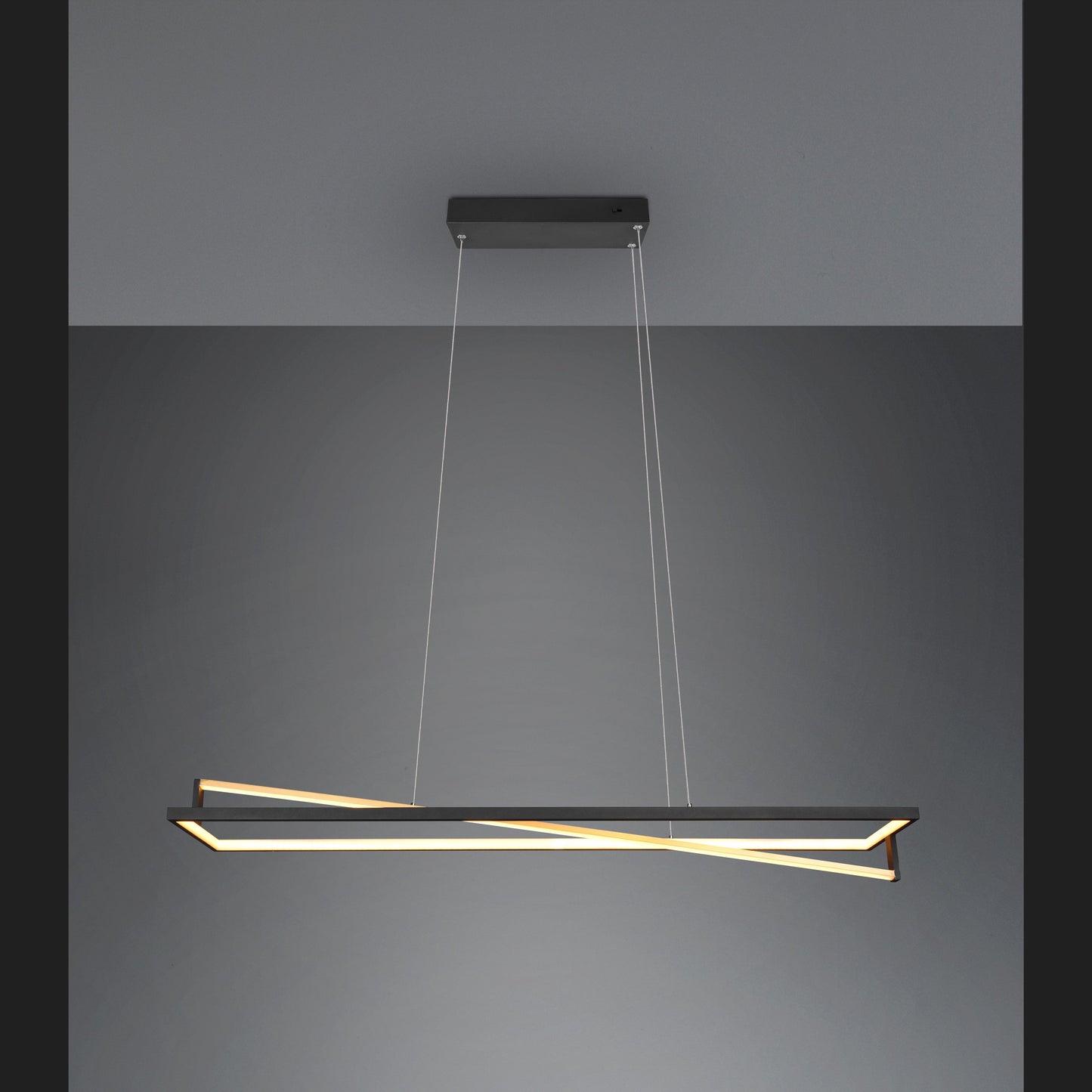 Edge - Pendant - Black Matt - Trio