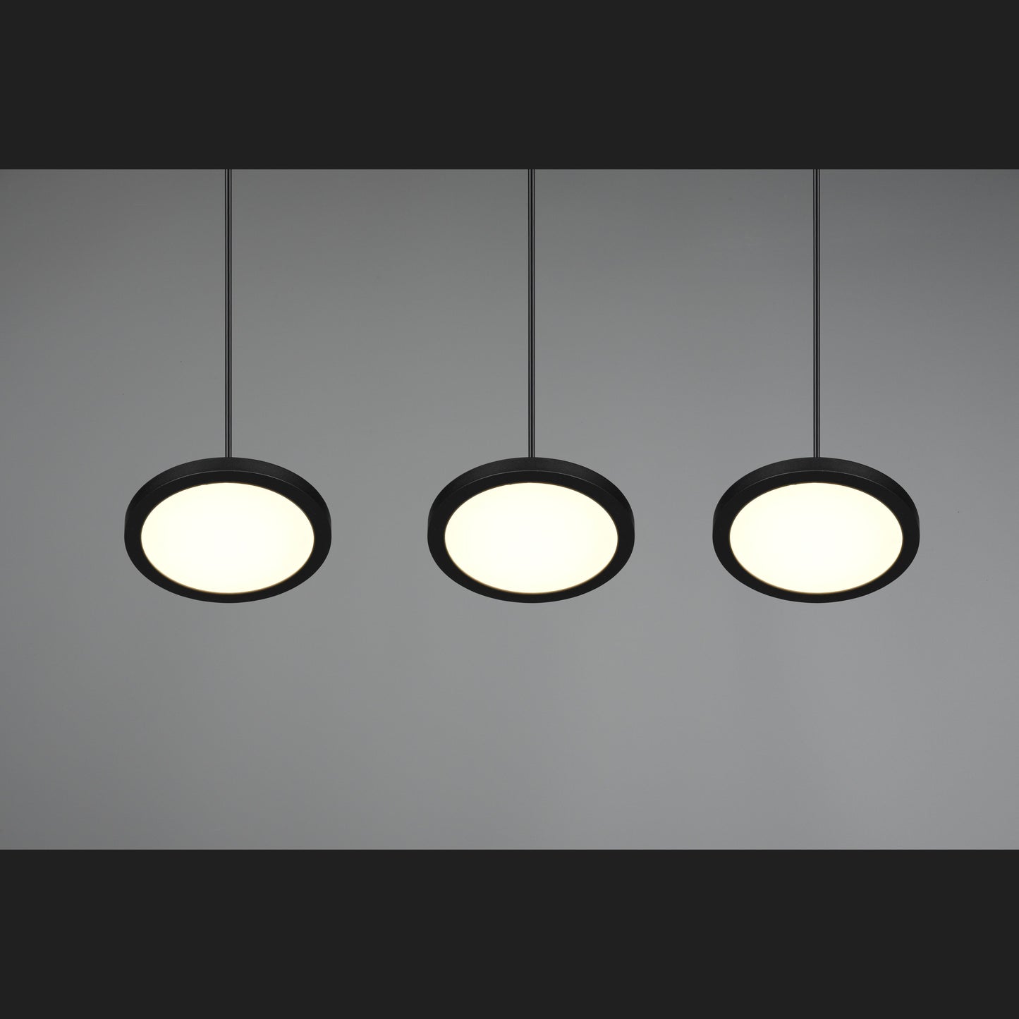 Tray - Pendant - Black Matt - Trio