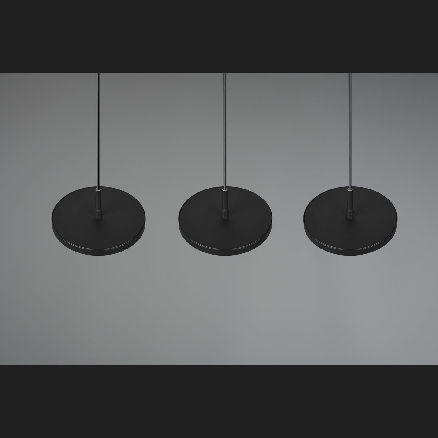 Tray - Pendant - Black Matt - Trio