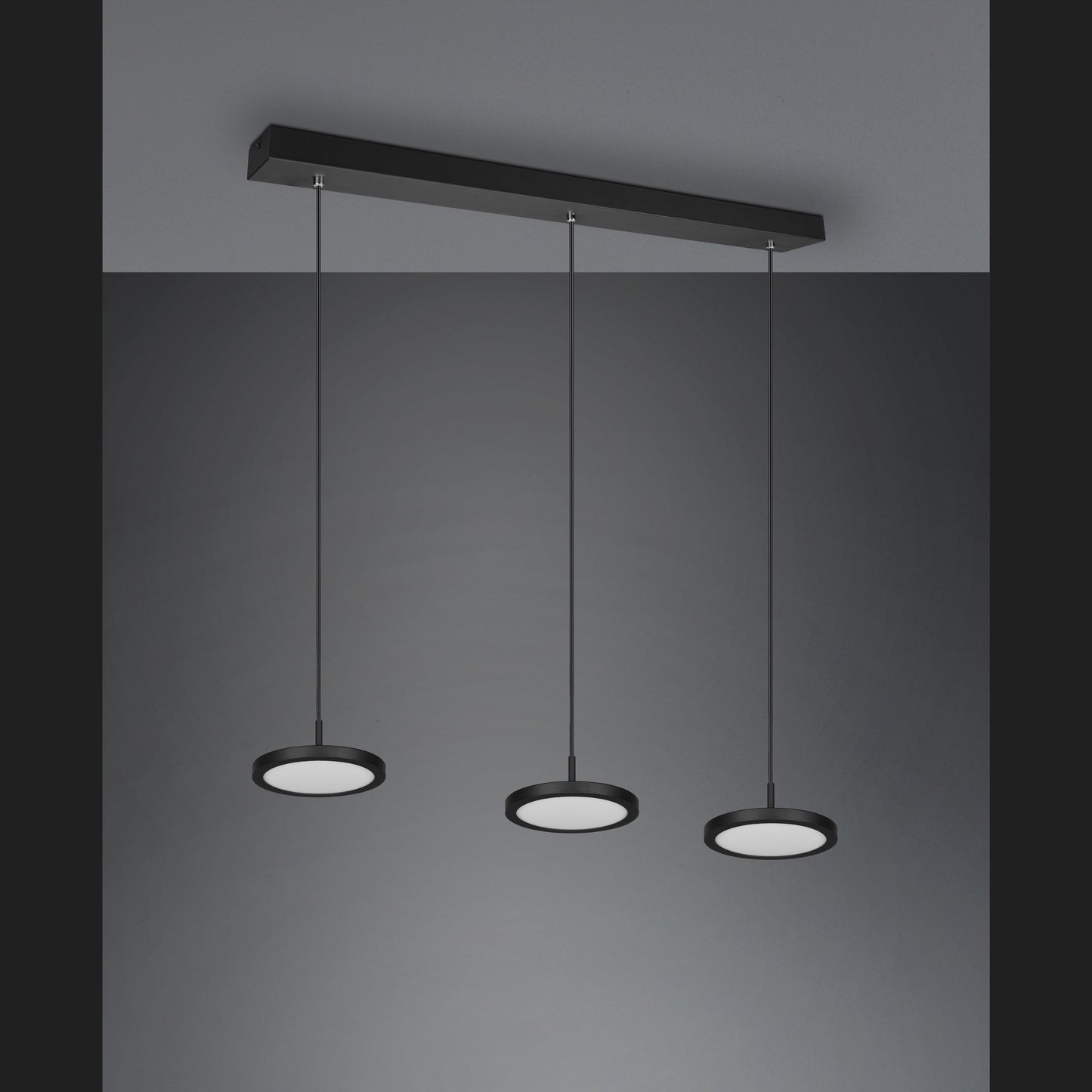 Tray - Pendant - Black Matt - Trio