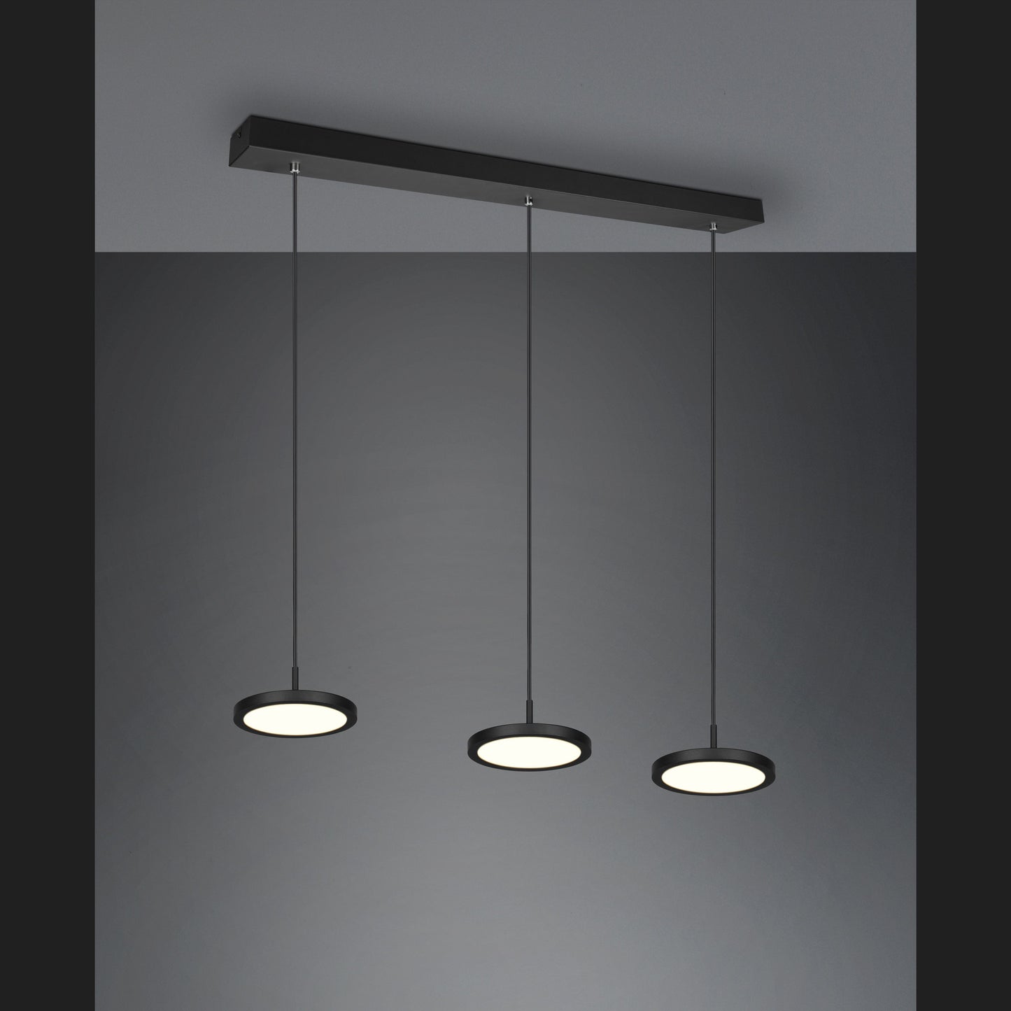 Tray - Pendant - Black Matt - Trio