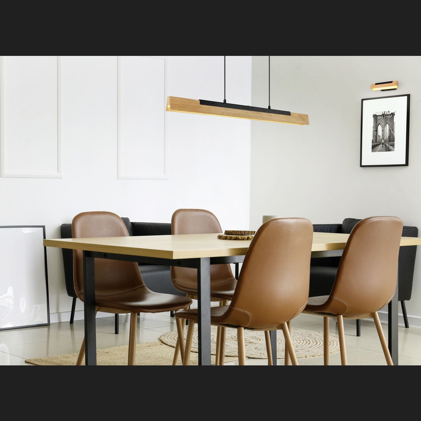 Kerala - Pendant - Black Matt - Trio