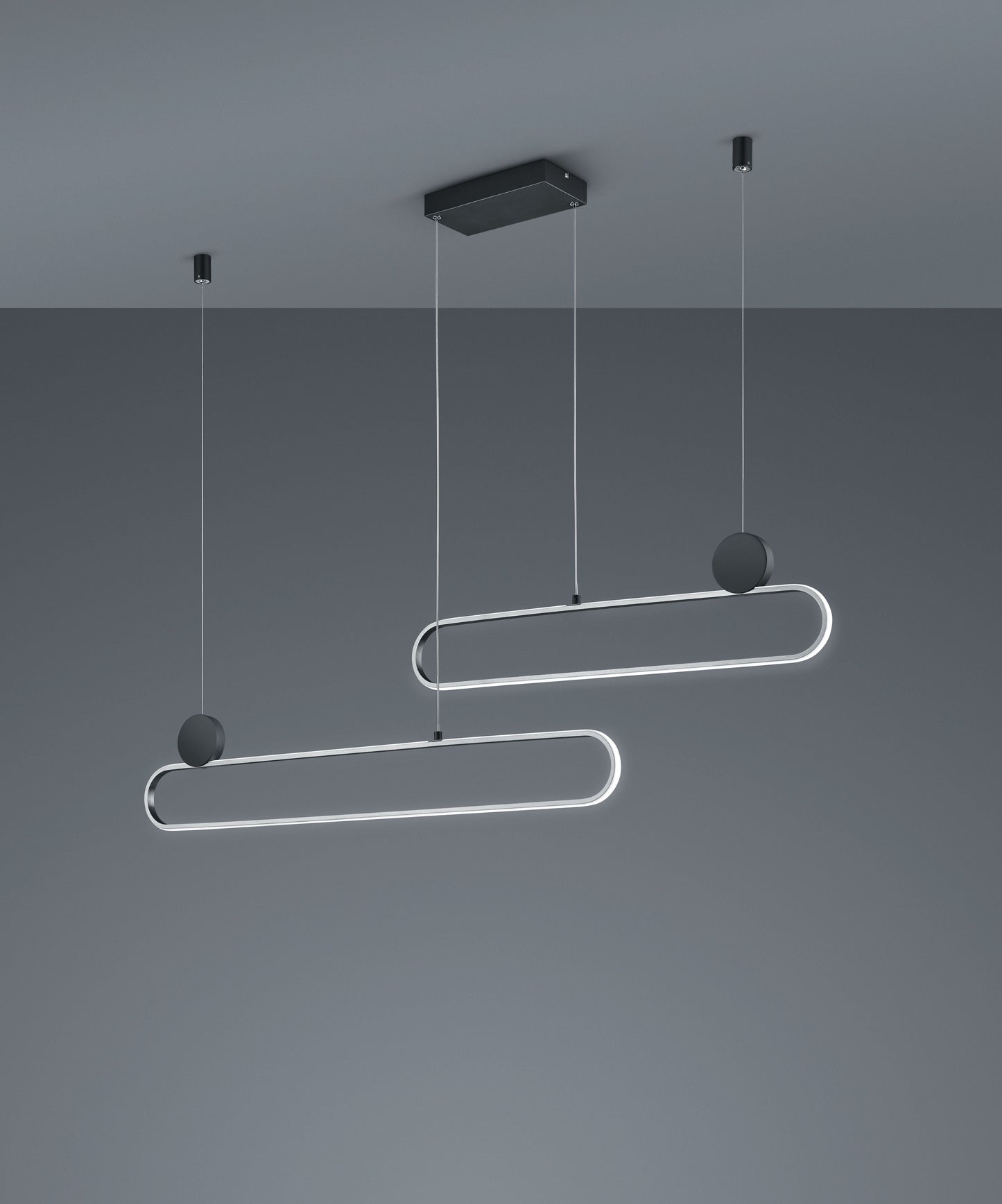 Grant - Pendant - Brushed Aluminium - Trio