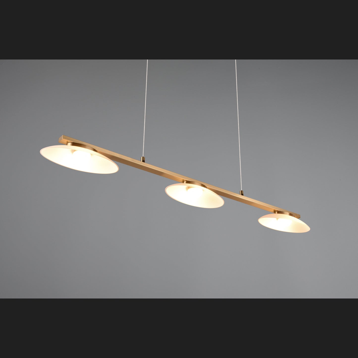Merton - Pendant - Brass Matt - Trio