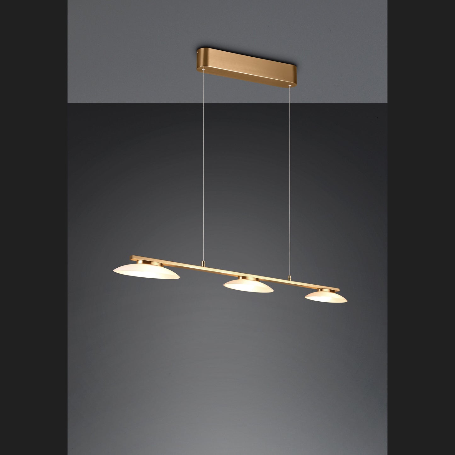 Merton - Pendant - Brass Matt - Trio