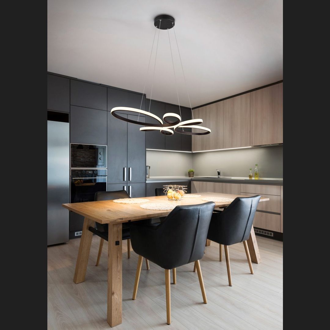 Fly - Pendant - Black Matt - Trio