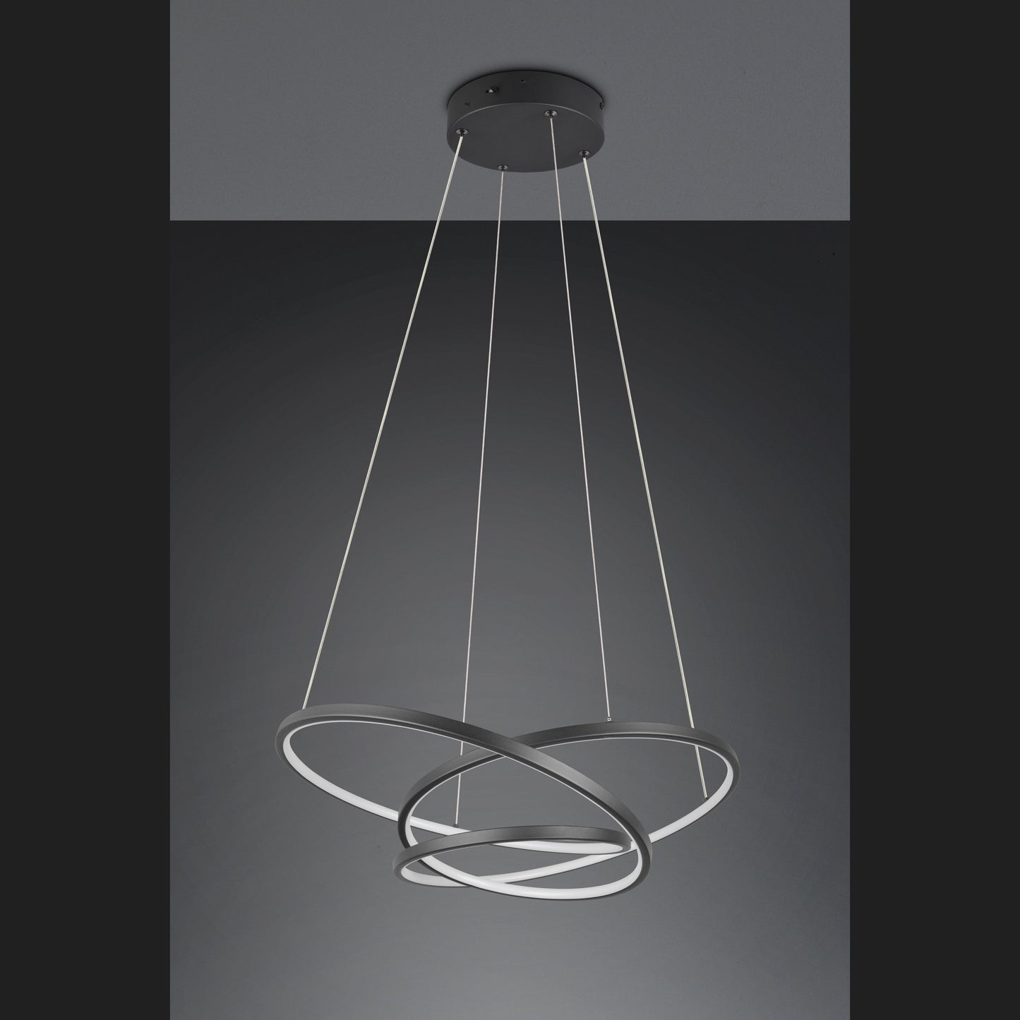 Darvin - Pendant - Black Matt - Trio - 349110132