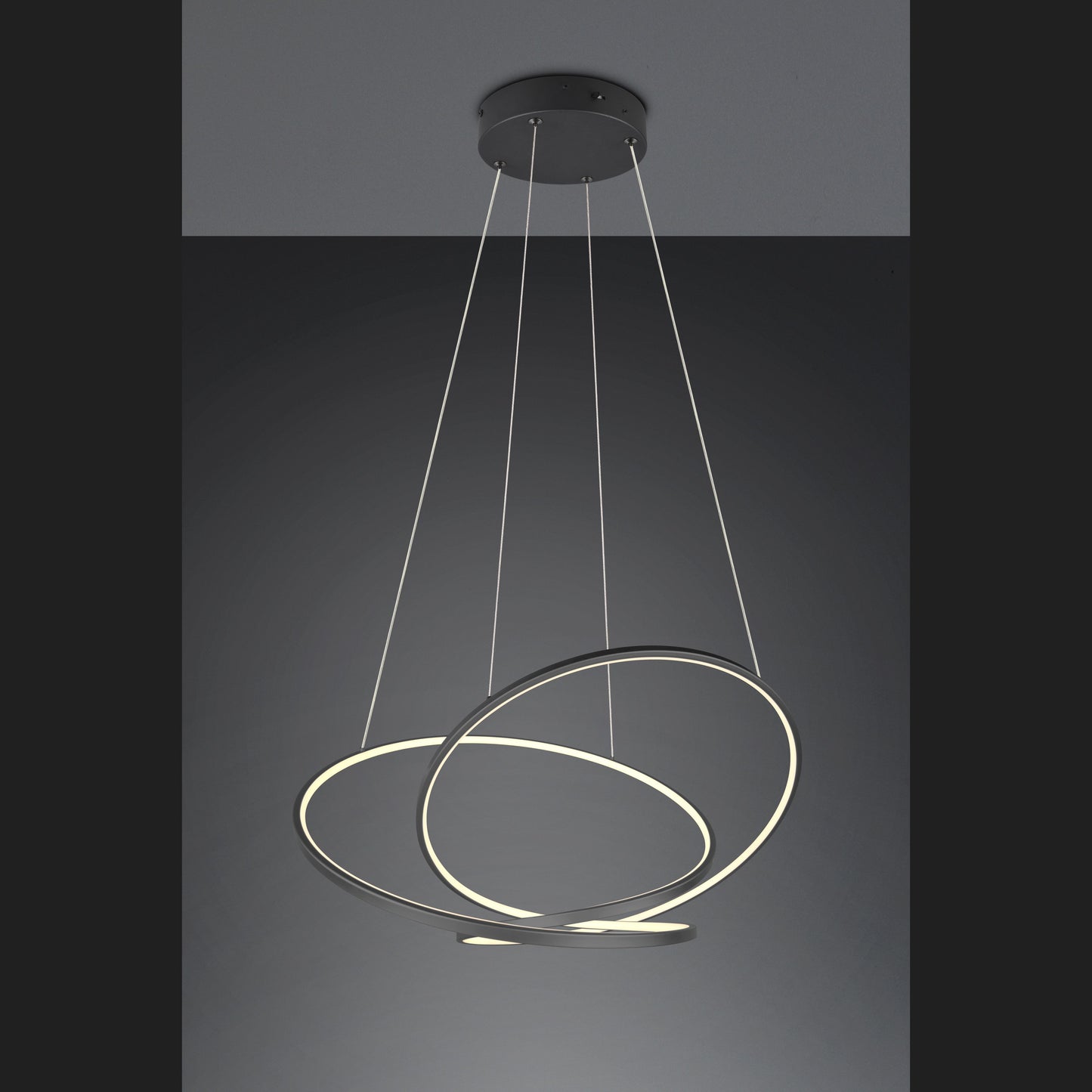 Darvin - Pendant - Black Matt - Trio - 349119132