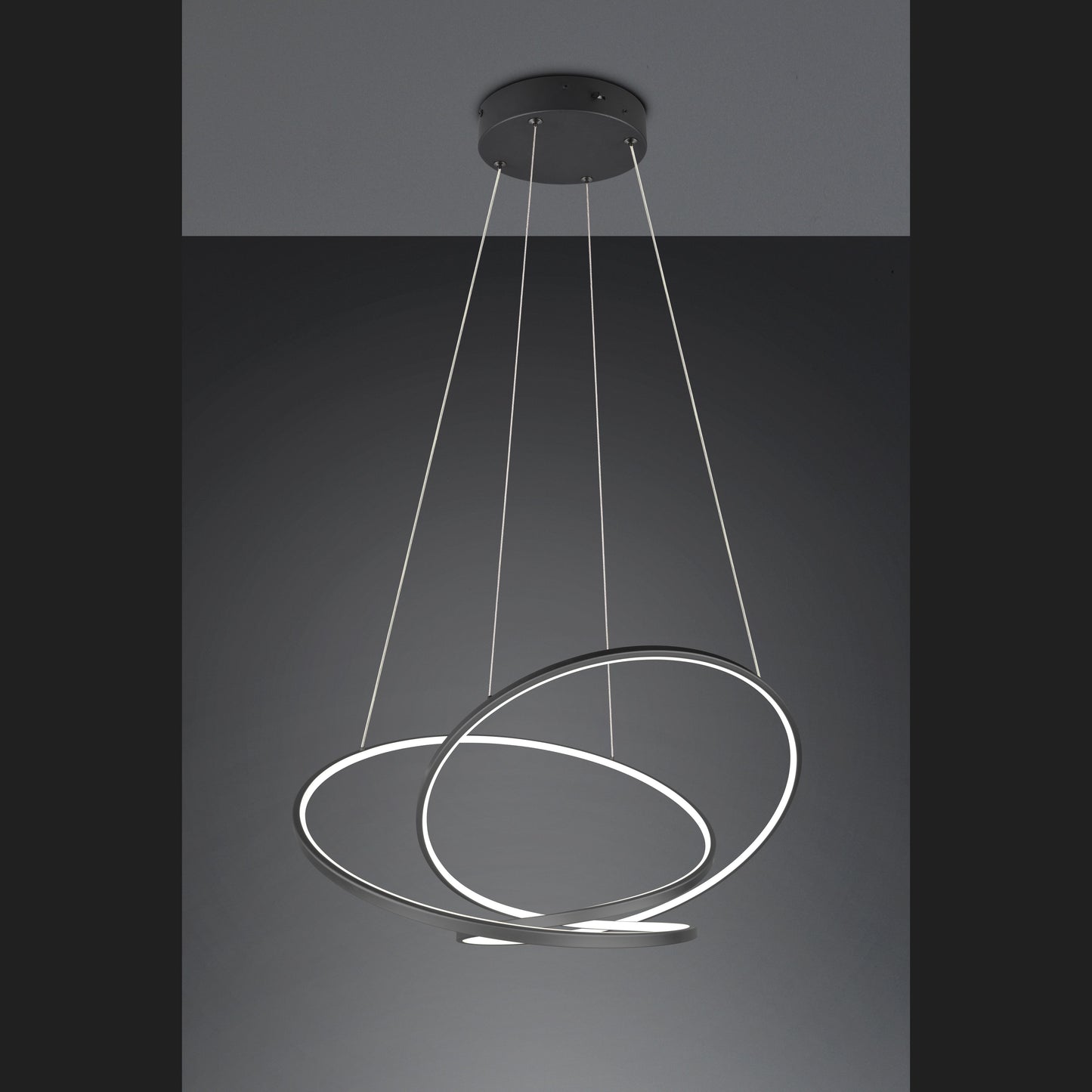 Darvin - Pendant - Black Matt - Trio - 349119132