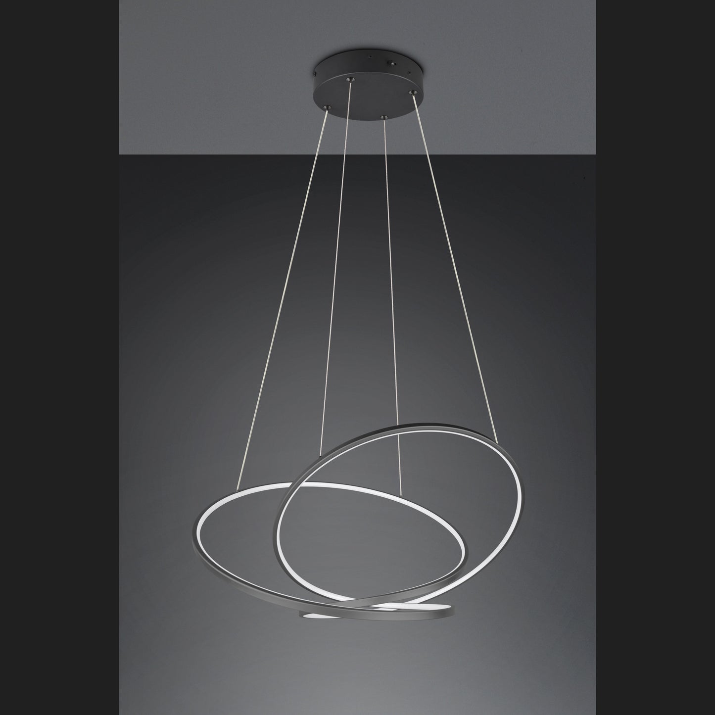 Darvin - Pendant - Black Matt - Trio - 349119132