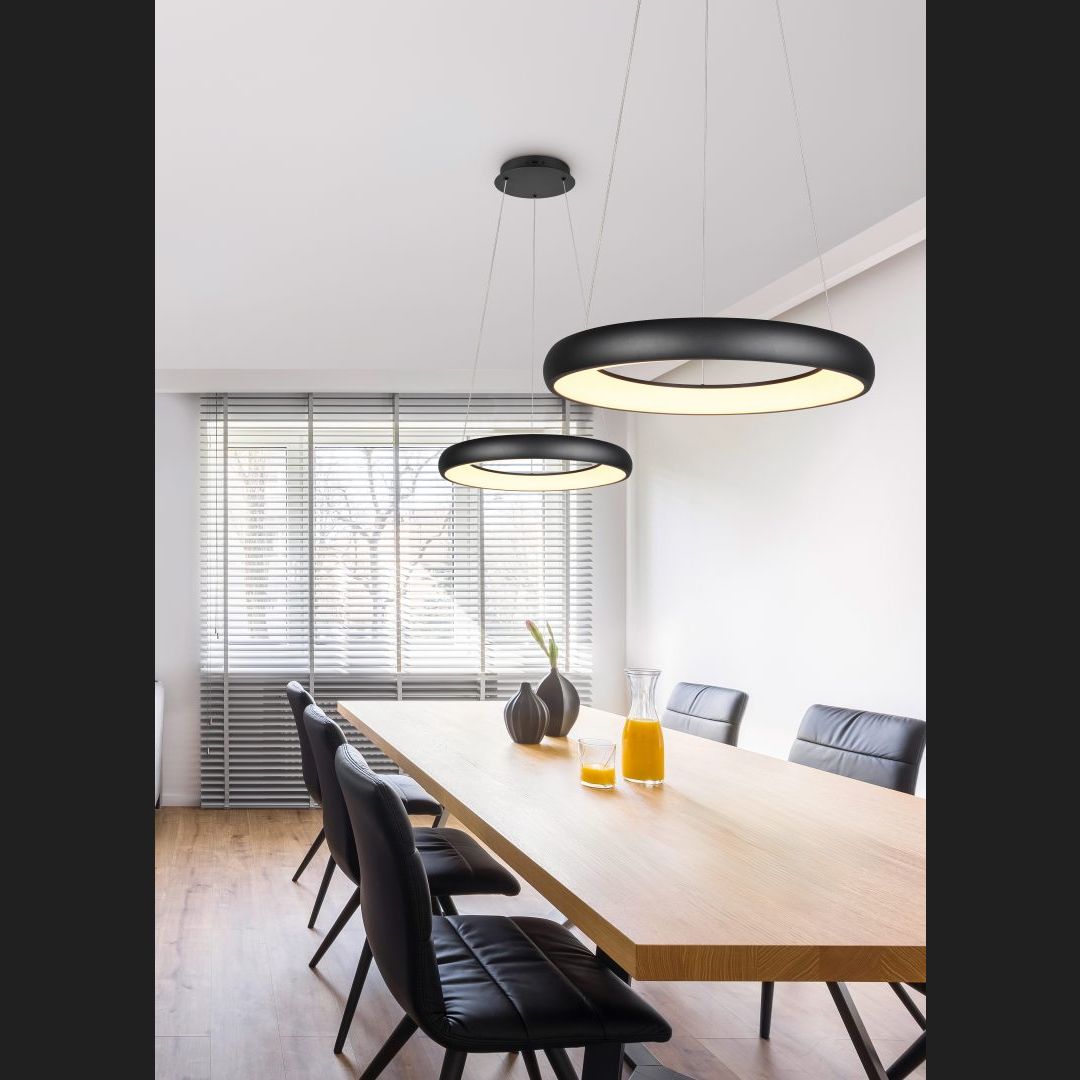 Cardona - Pendant - Black Matt - Trio - 349616032
