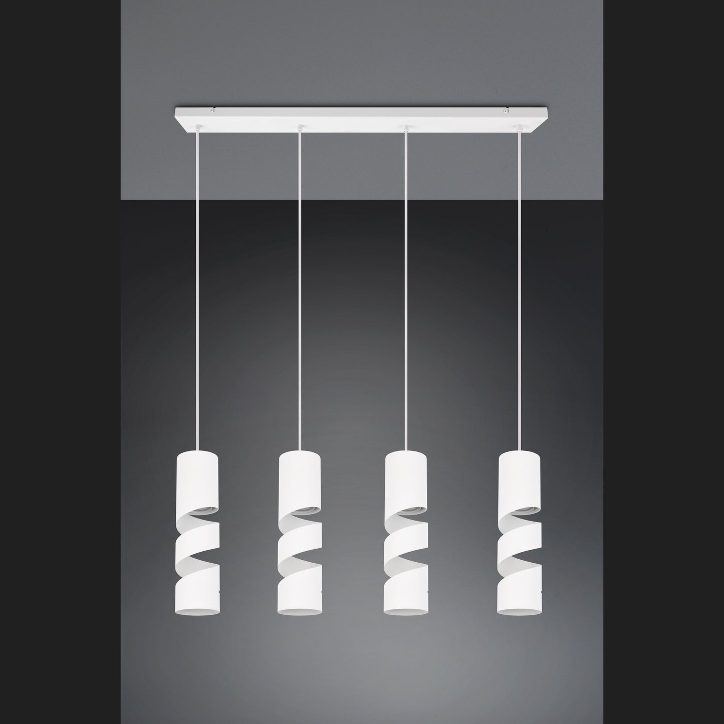 Stream - Pendant - White Matt - Trio - 364000431