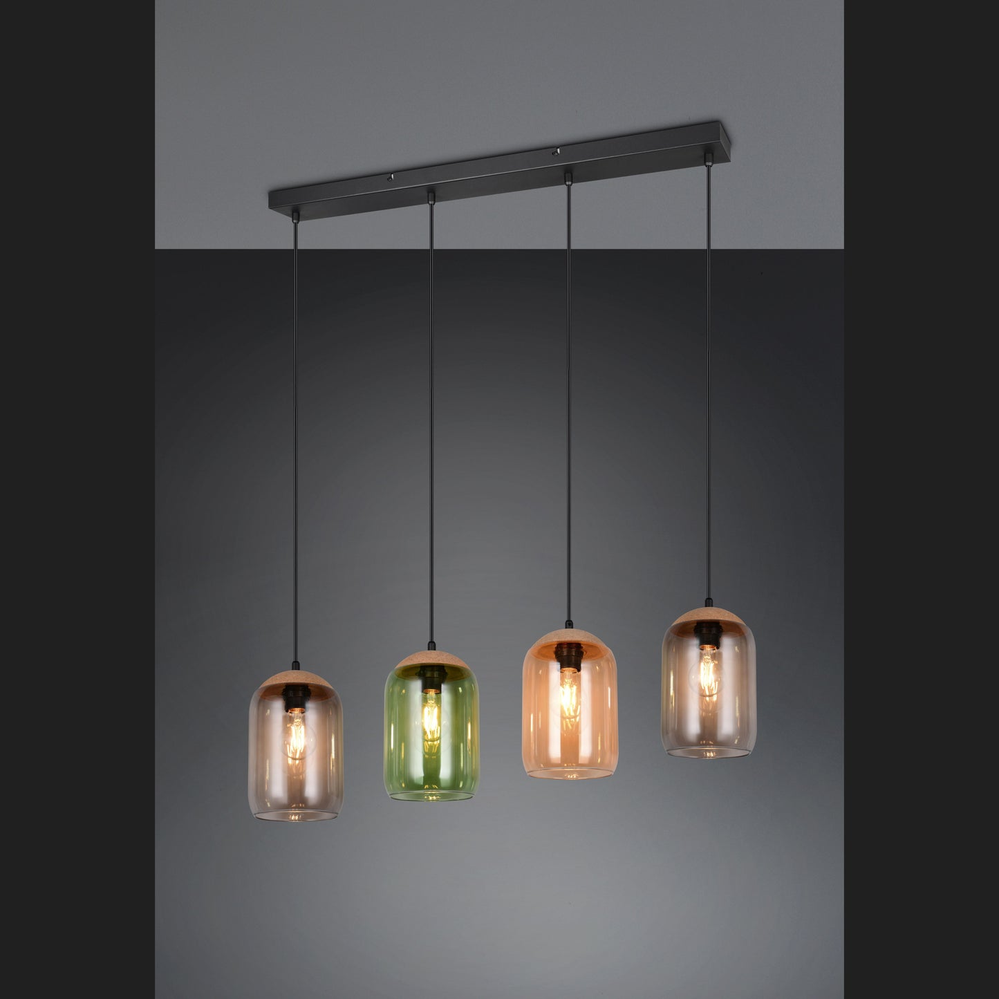 Cork - Pendant - Smoke - Trio - 364600417