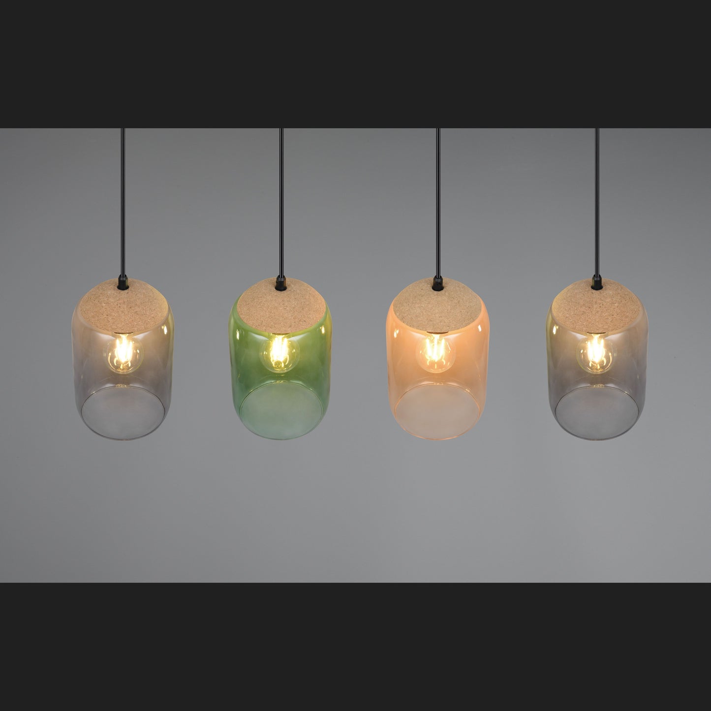 Cork - Pendant - Smoke - Trio - 364600417