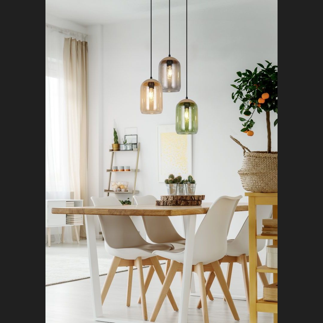Cork - Pendant - Smoke - Trio - 364630317