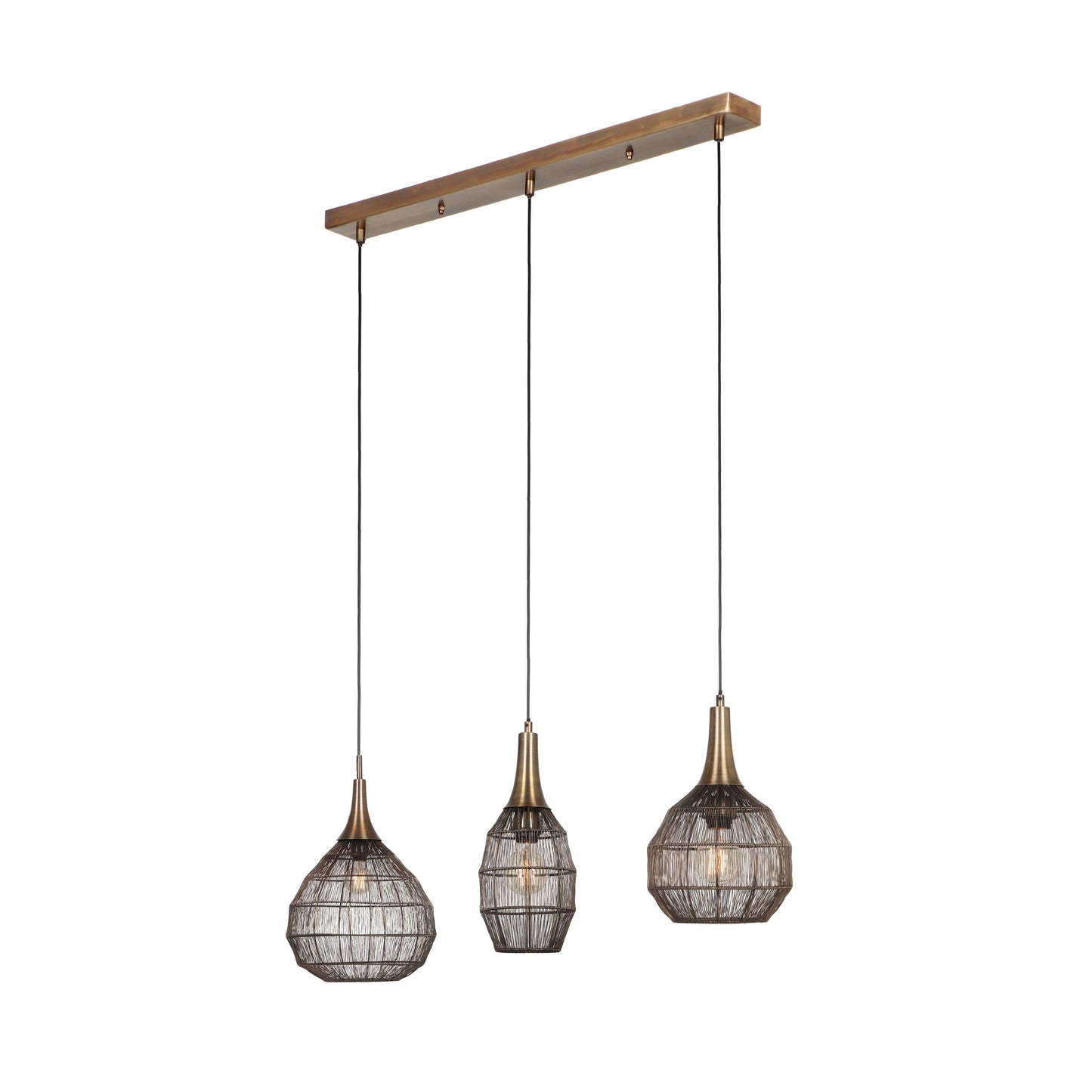 Soraya - Pendant - Antique Brass - Trio - 365400304