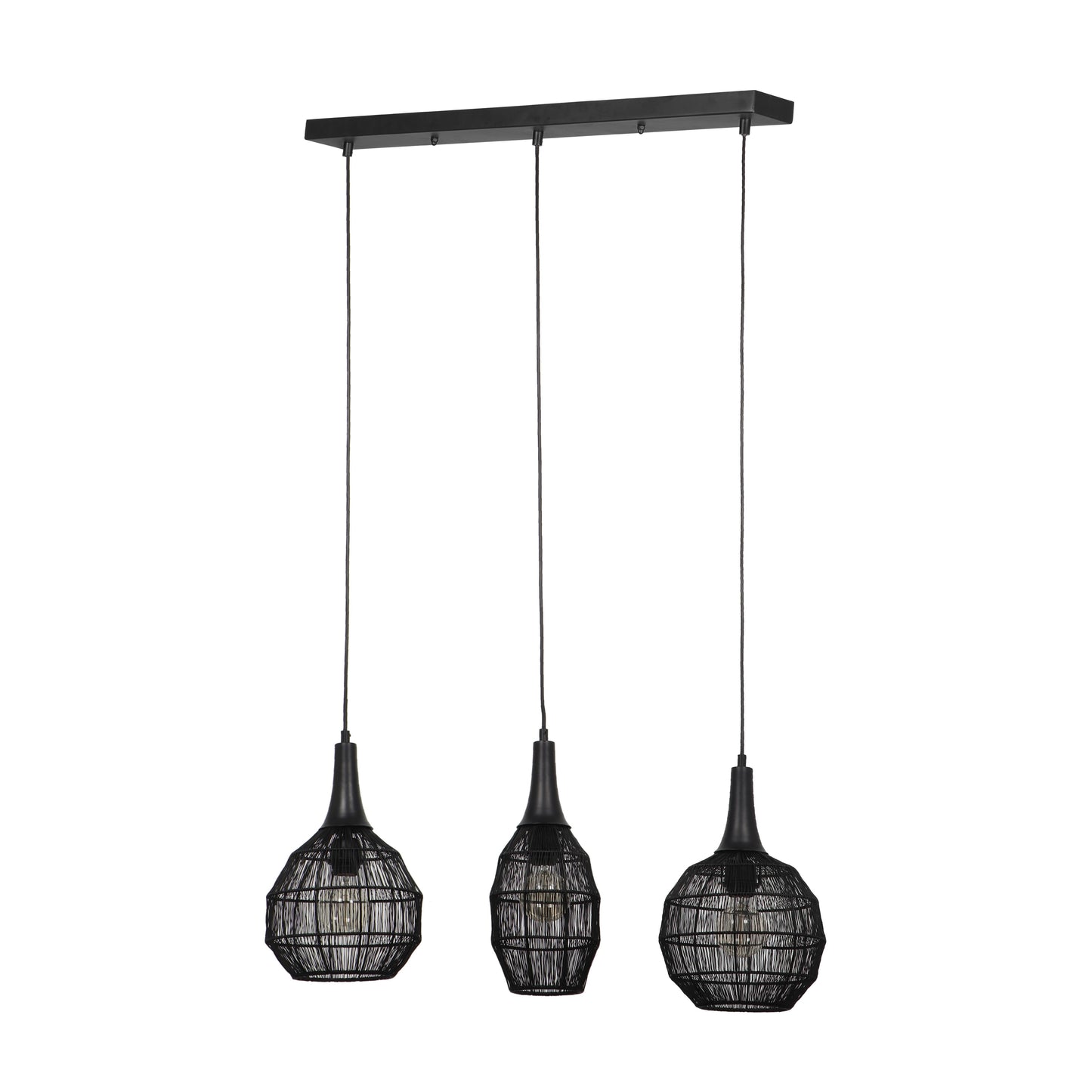 Soraya - Pendant - Black Matt - Trio - 365400332