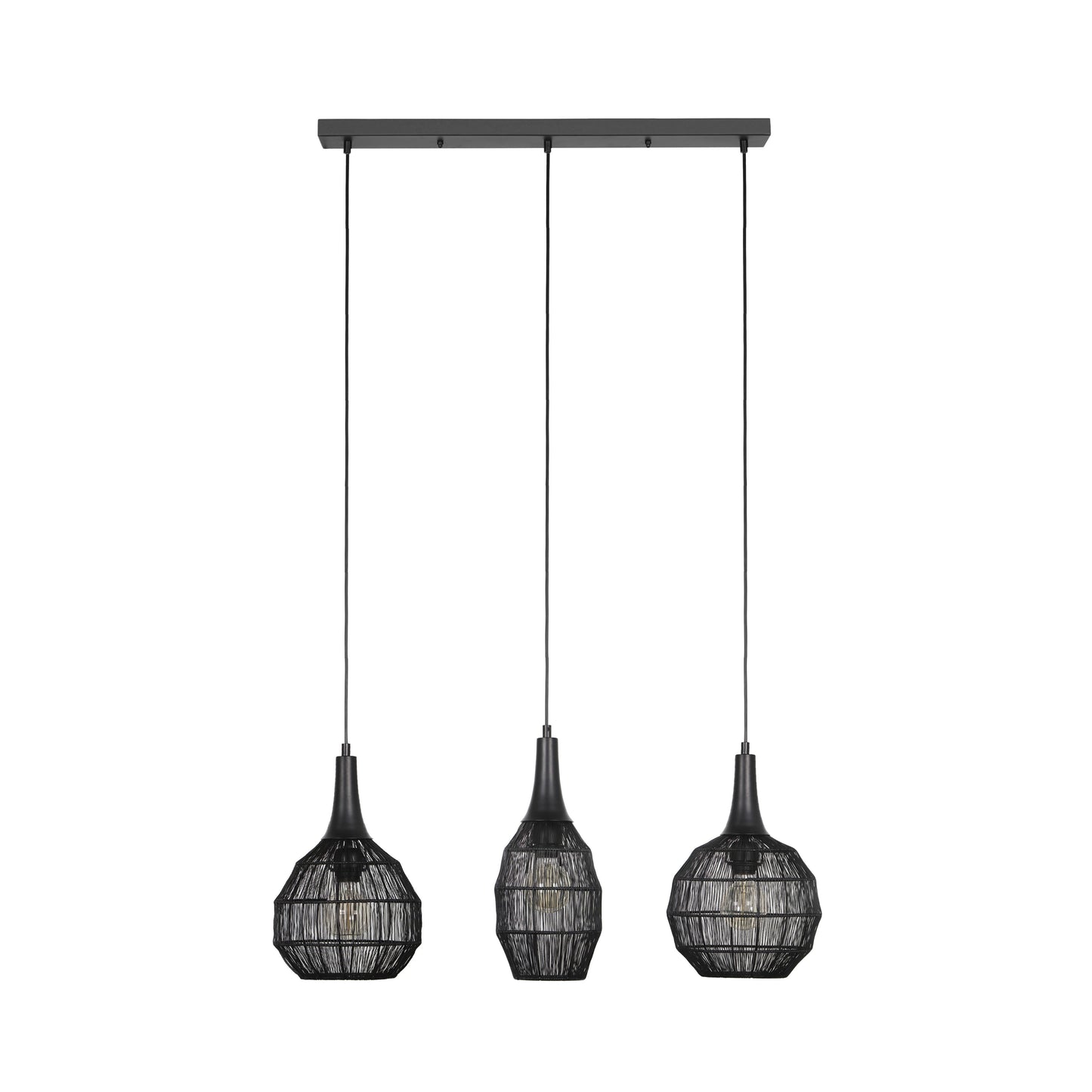 Soraya - Pendant - Black Matt - Trio - 365400332