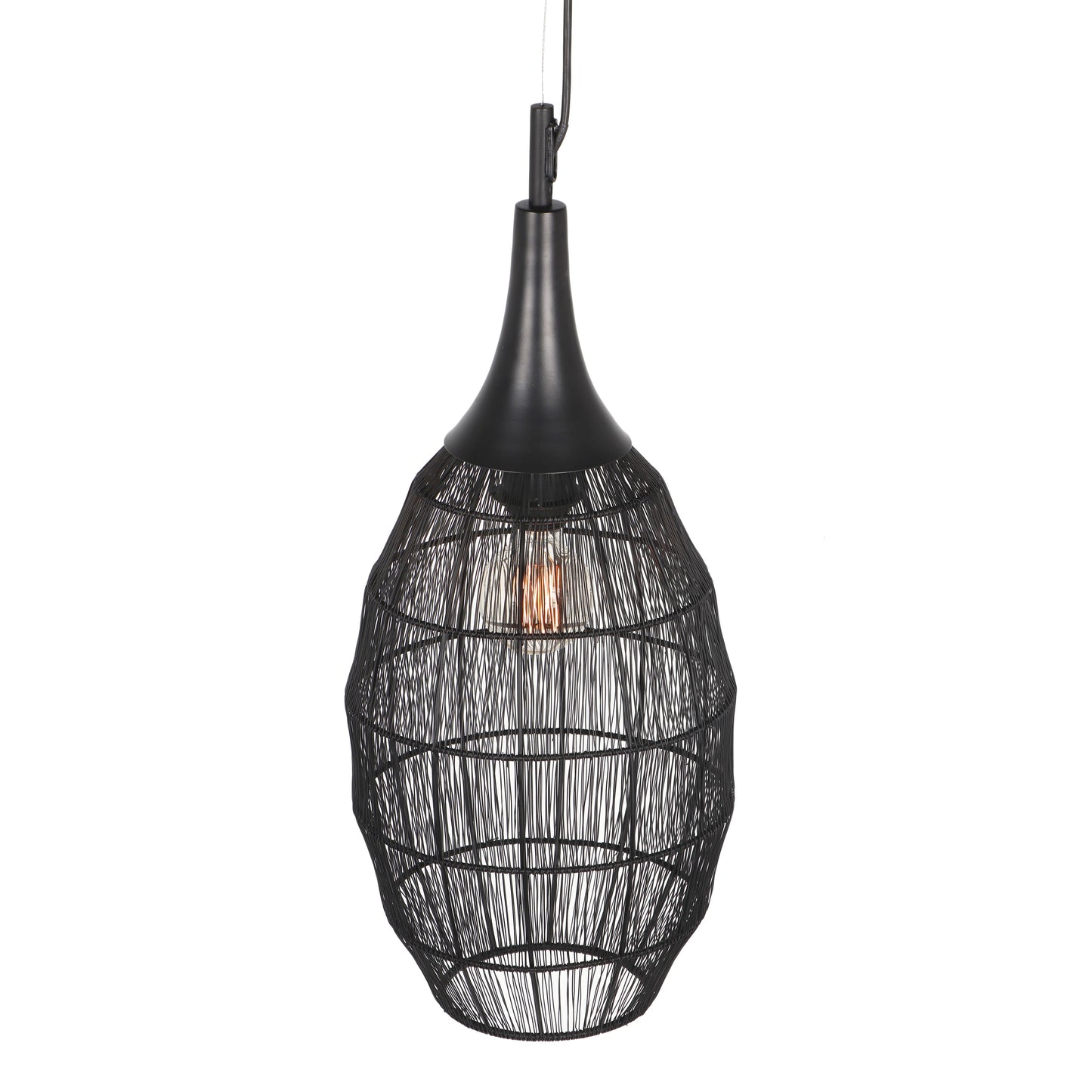 Soraya - Pendant - Black Matt - Trio - 365420132