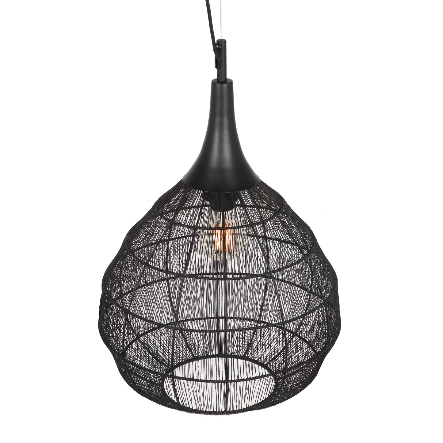 Soraya - Pendant - Black Matt - Trio - 365440132