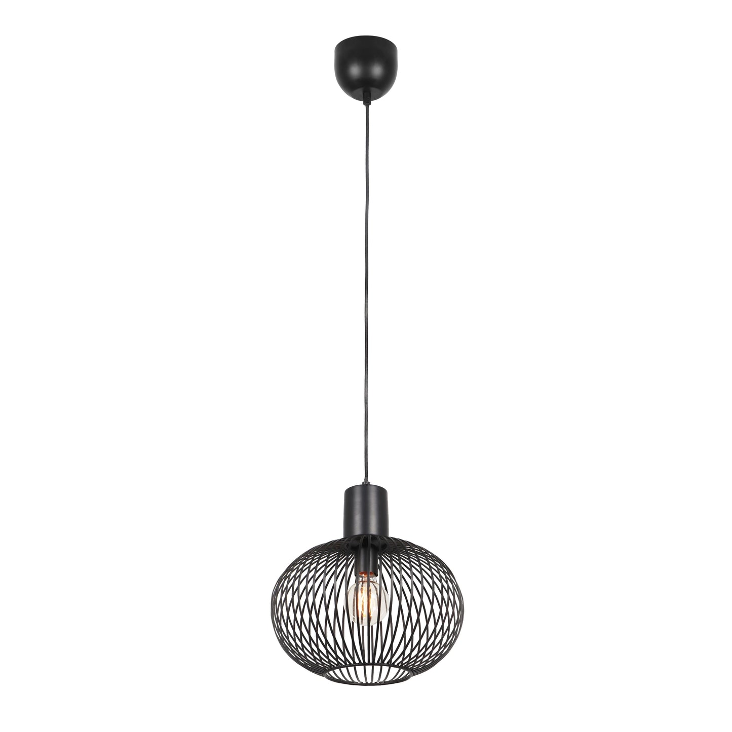 Gila - Pendant - Black Matt - Trio - 365790132