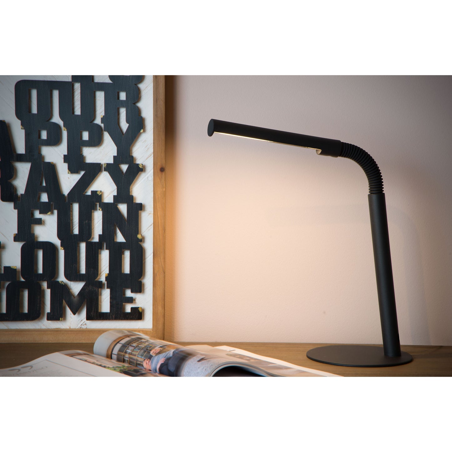 Lucide GILLY - Desk lamp - LED - 1x5W 2700K - Black