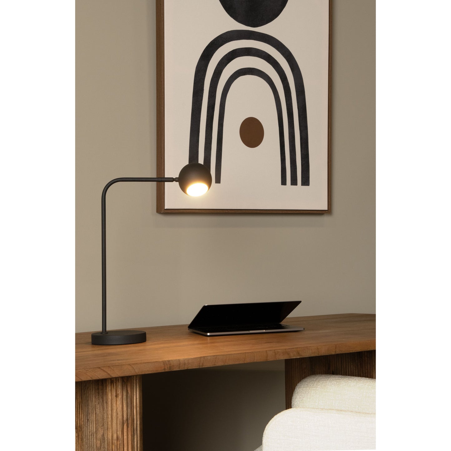 Lucide COMET - Rechargeable Table lamp - Battery pack/batteries - LED Dim. - 1x3W 2700K - 3 StepDim - Black