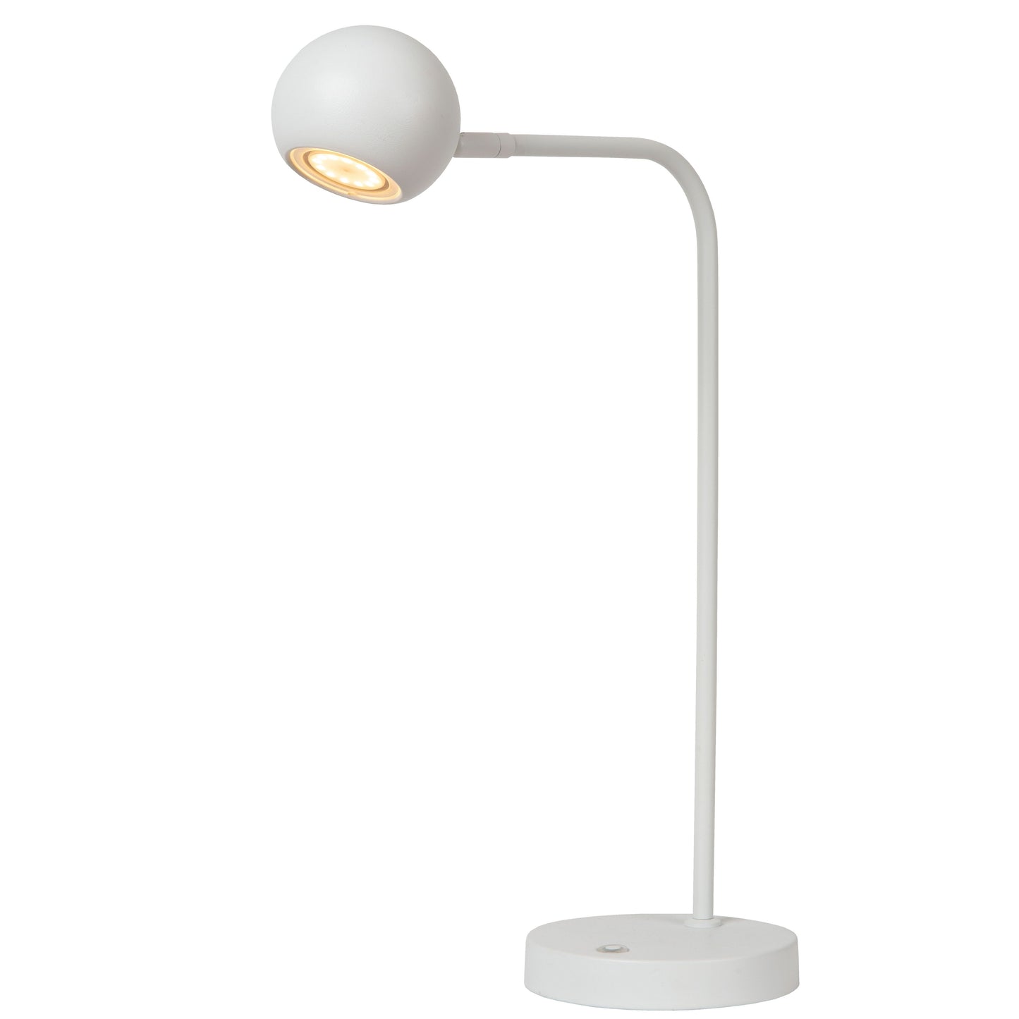 Lucide COMET - Rechargeable Table lamp - Battery pack/batteries - LED Dim. - 1x3W 2700K - 3 StepDim - White