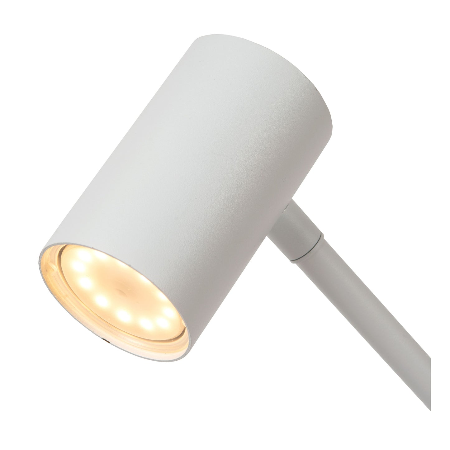 Lucide TIPIK - Rechargeable Table lamp - Battery pack/batteries - LED Dim. - 1x3W 2700K - 3 StepDim - White