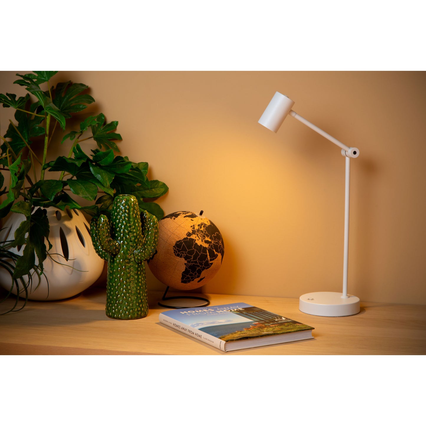 Lucide TIPIK - Rechargeable Table lamp - Battery pack/batteries - LED Dim. - 1x3W 2700K - 3 StepDim - White