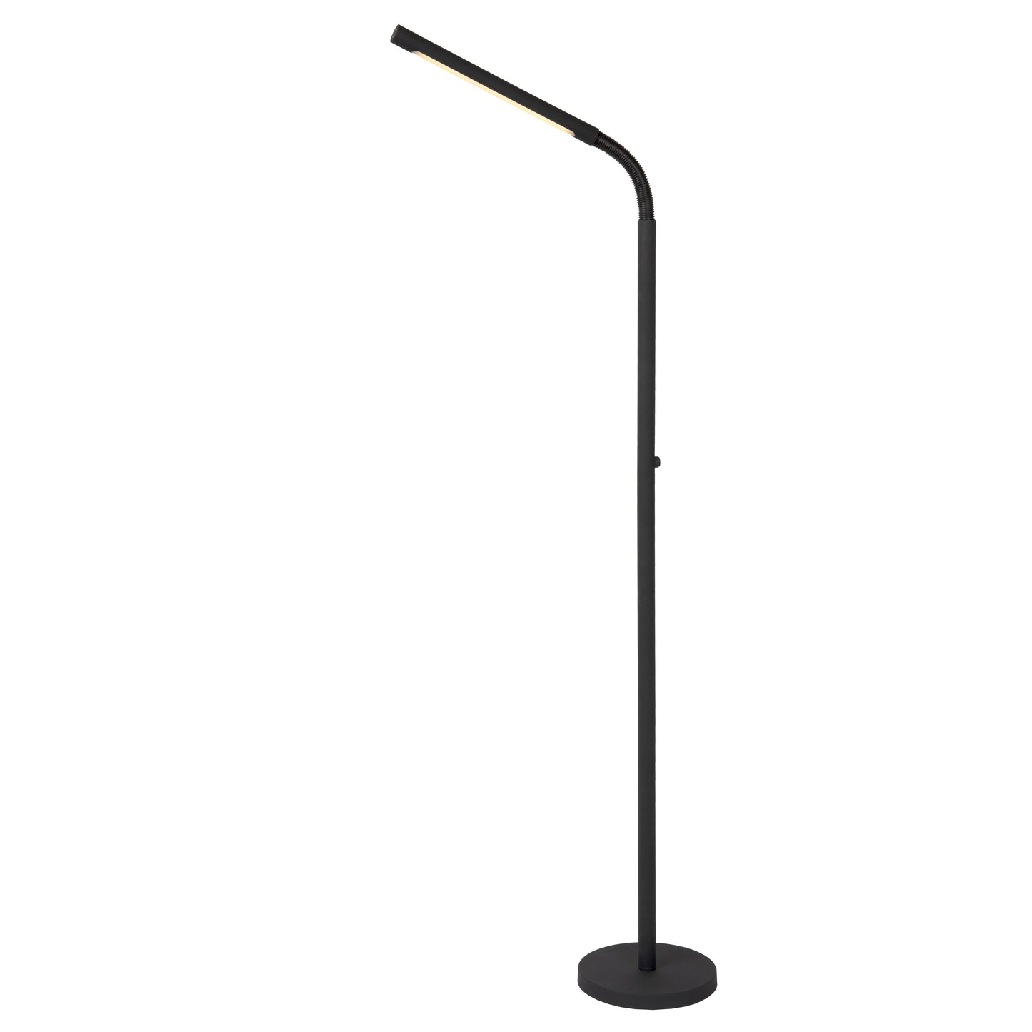 Lucide GILLY - Rechargeable Floor reading lamp - Battery pack/batteries - LED Dim. - 1x3W 2700K - Black