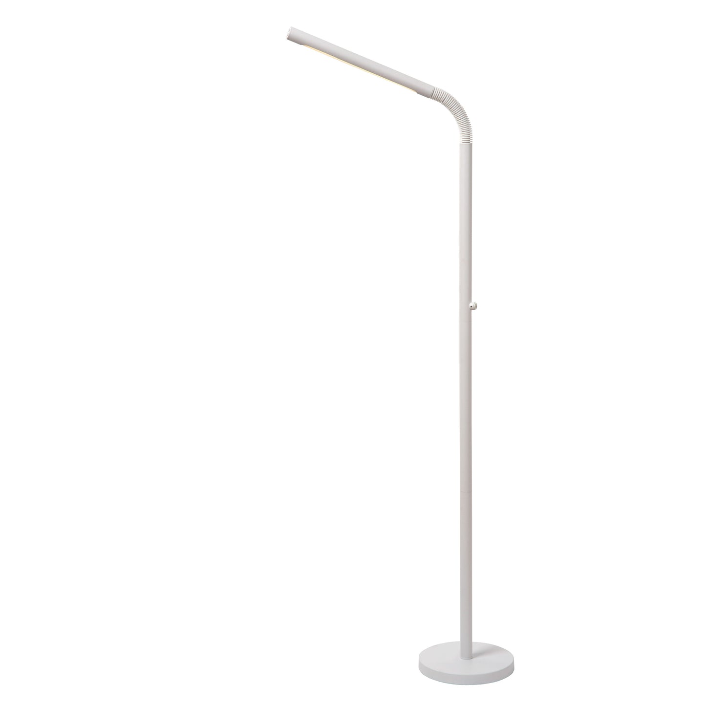 Lucide GILLY - Rechargeable Floor reading lamp - Battery pack/batteries - LED Dim. - 1x3W 2700K - White
