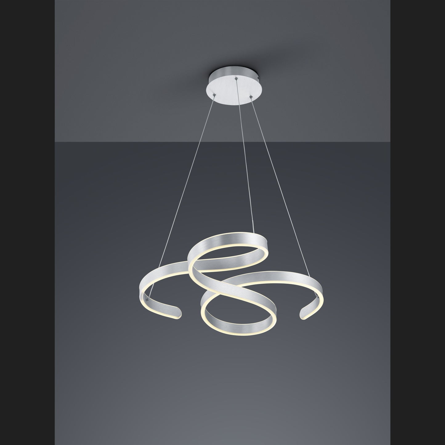 Francis - Pendant - Brushed Aluminium - Trio