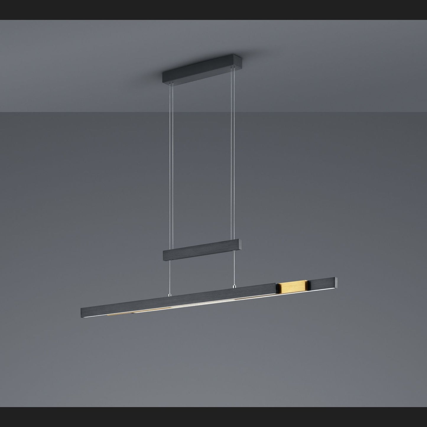 Trajan - Pendant - Black Matt - Trio