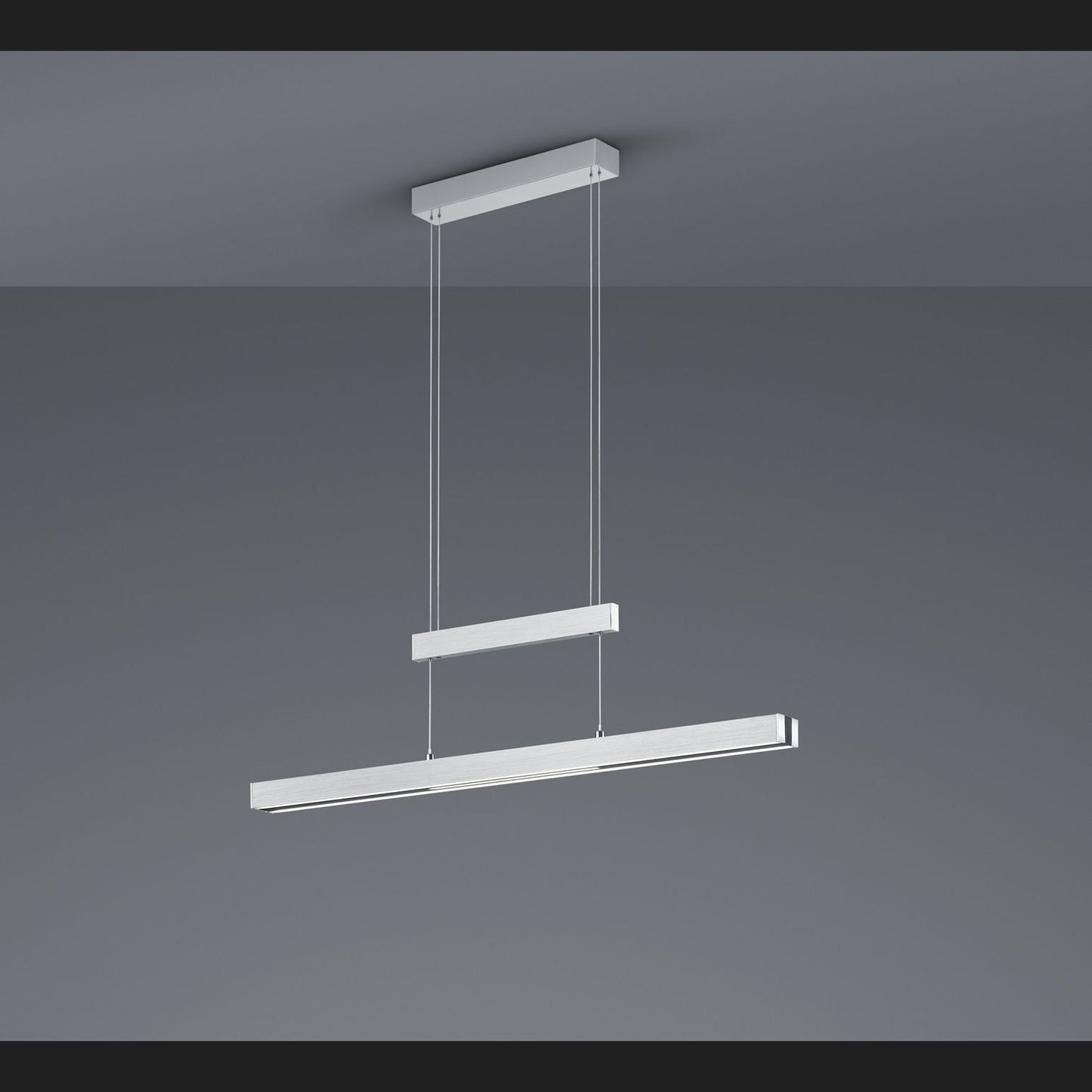 Trajan - Pendant - Brushed Aluminium - Trio