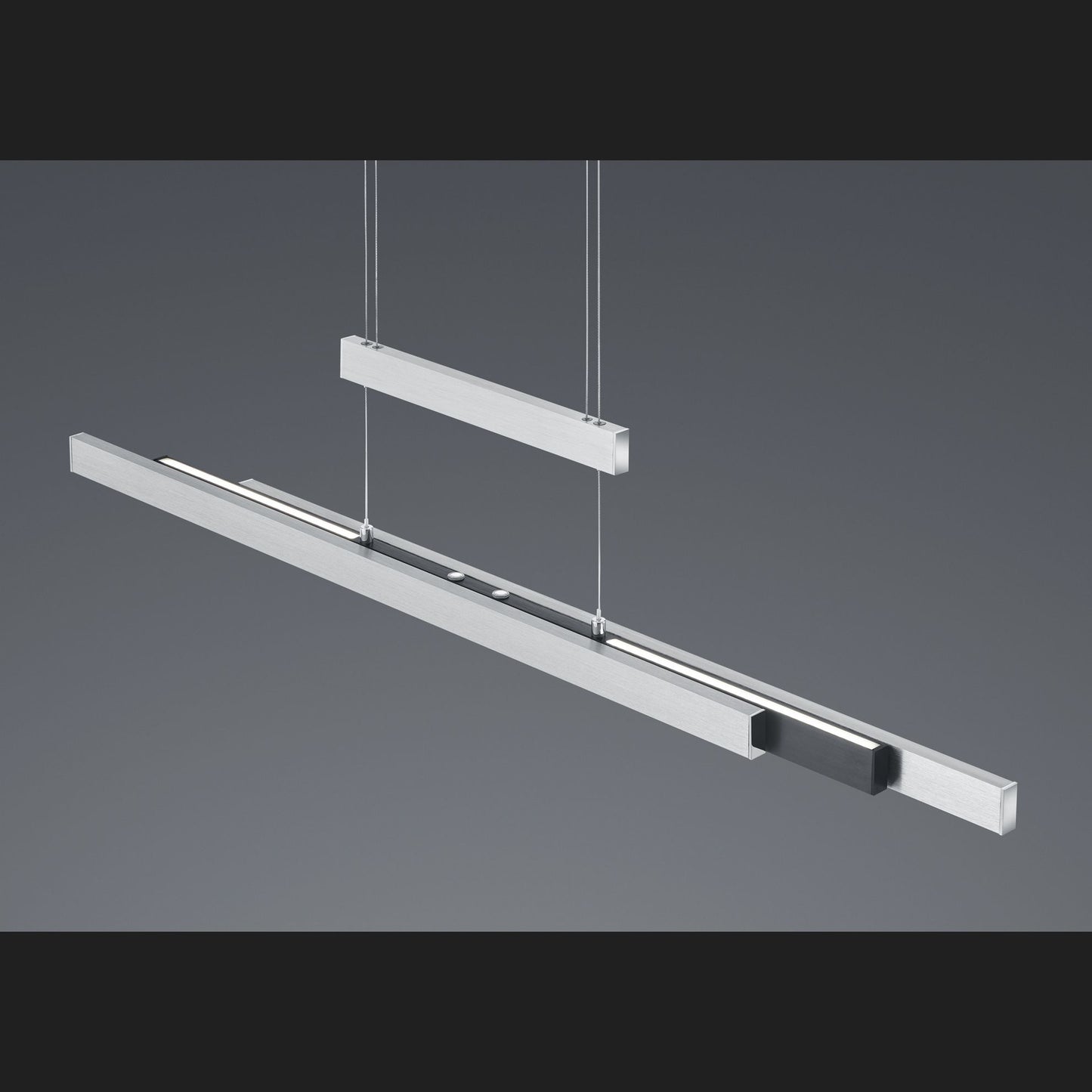 Trajan - Pendant - Brushed Aluminium - Trio