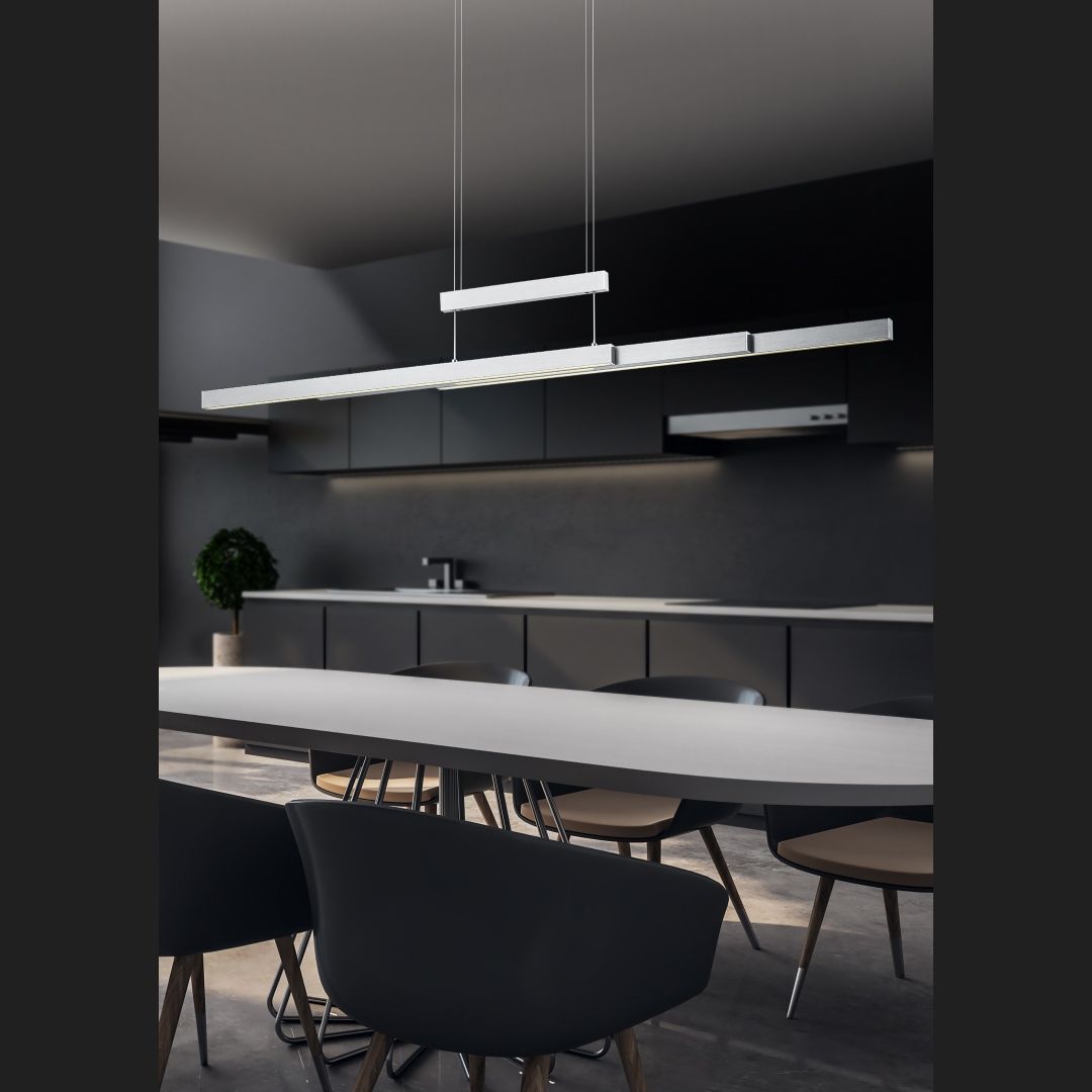 Trajan - Pendant - Nickel Matt - Trio