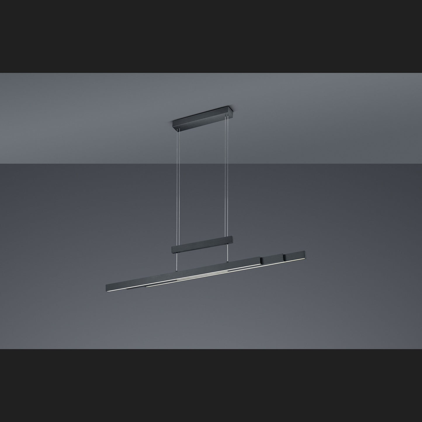 Trajan - Pendant - Black Matt - Trio