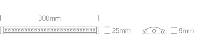 The LED Shelf System Aluminium + PC
