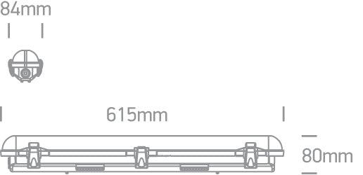 The High Power IP65 LED Range Single