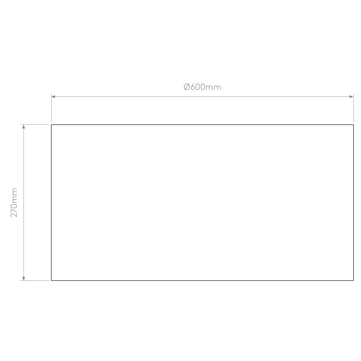Bevel Round 600