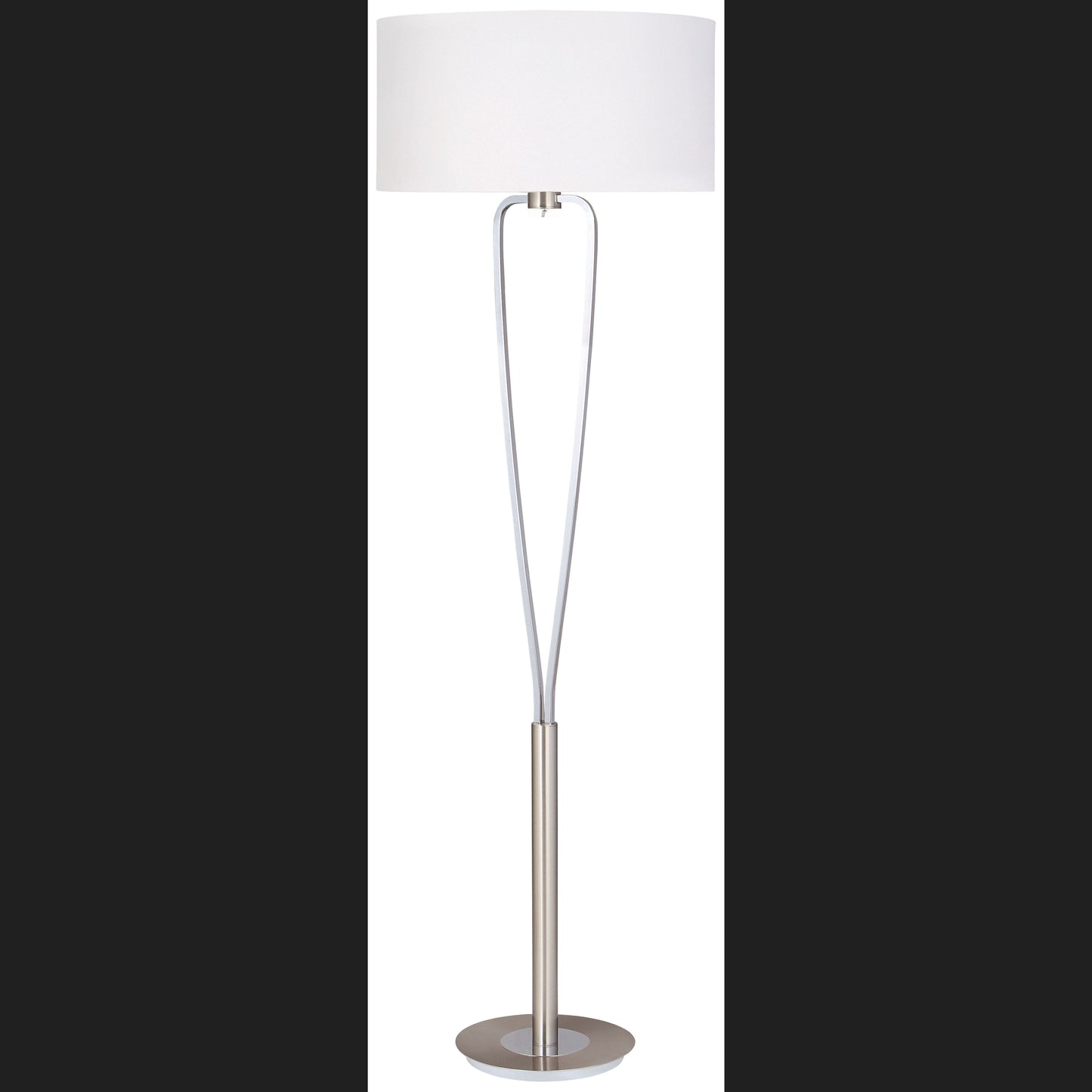 Paris Ii - Floor lamp - Nickel Matt - Trio