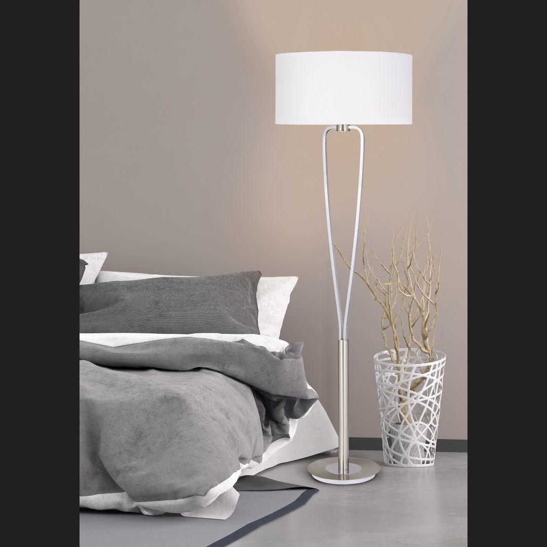 Paris Ii - Floor lamp - Nickel Matt - Trio