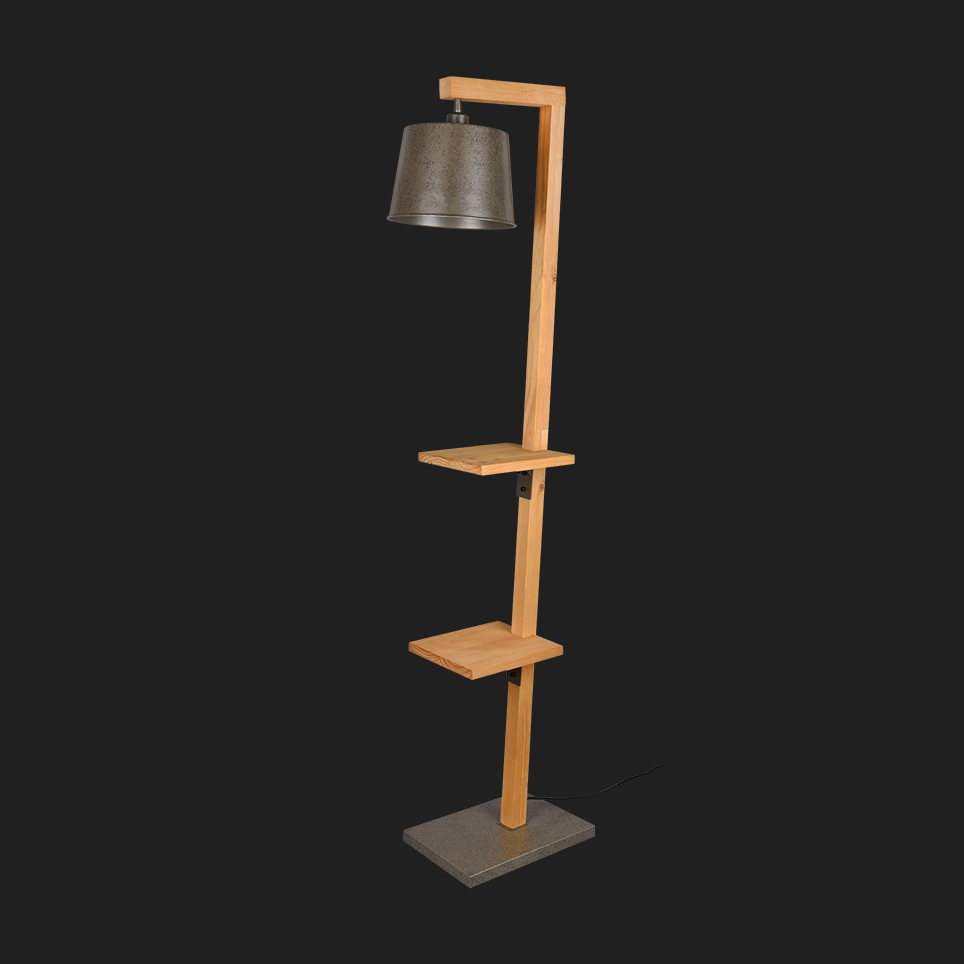 Rodrigo - Floor lamp - Nickel Antique - Trio