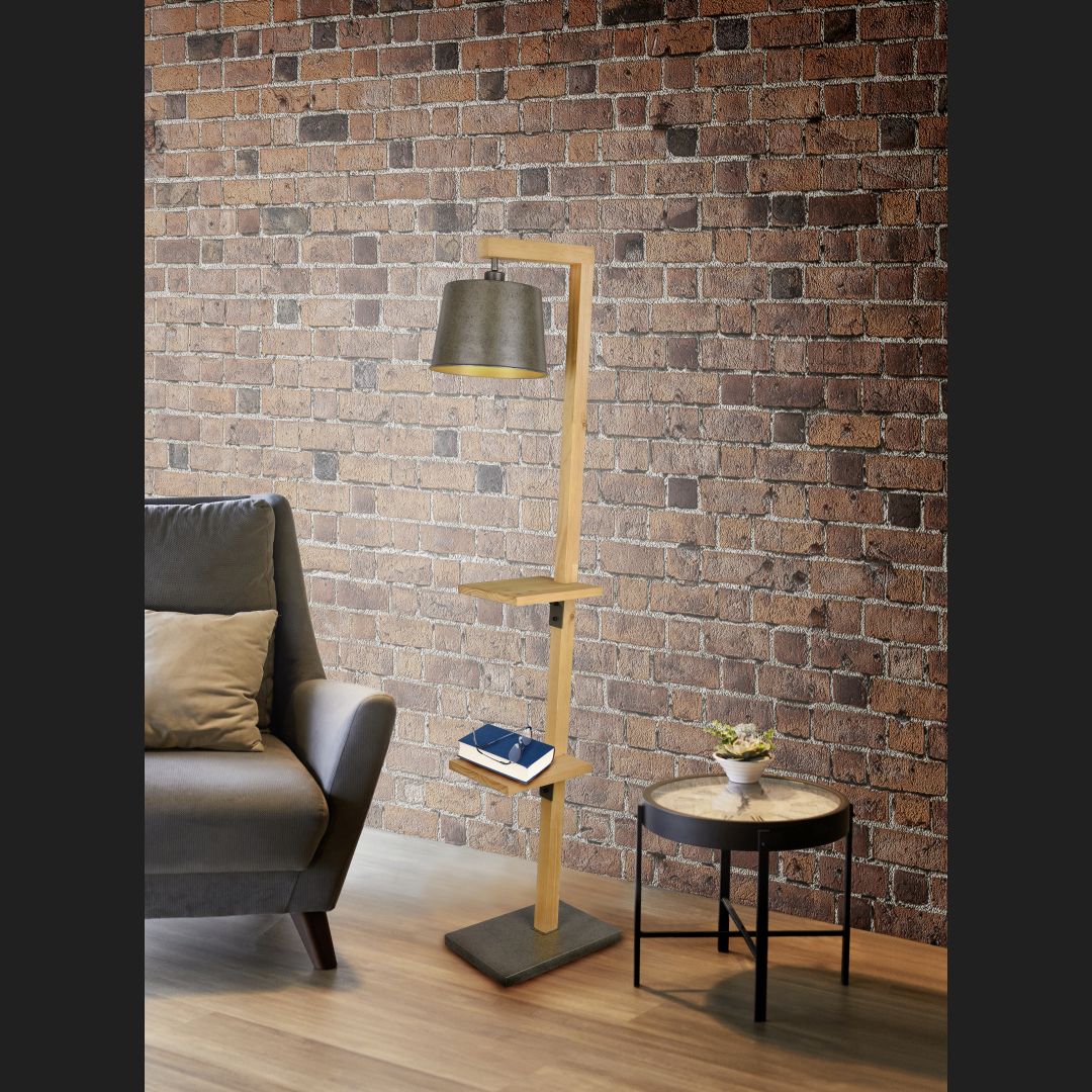Rodrigo - Floor lamp - Nickel Antique - Trio