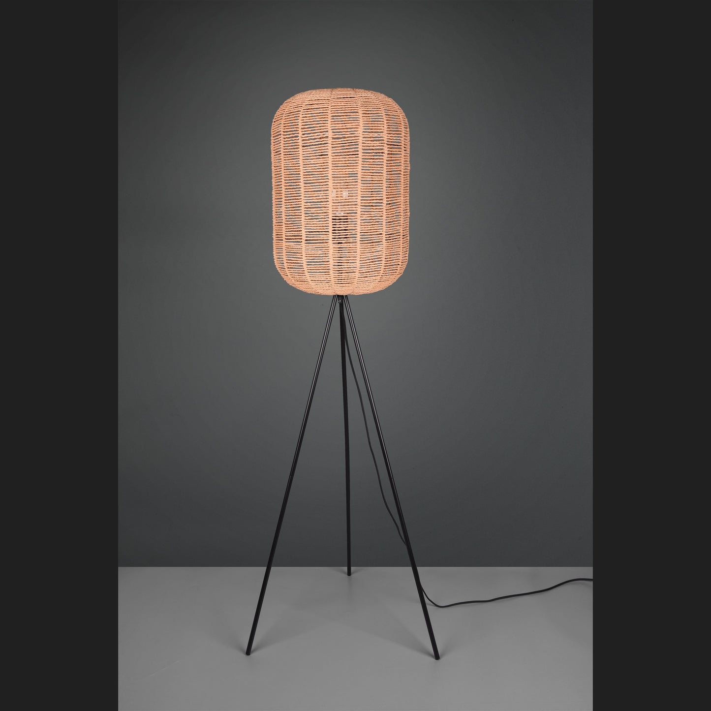 Runa - Floor lamp - Brown - Trio